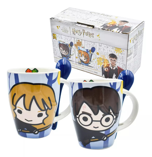 Set 2 tazas Harry potter & Hermione