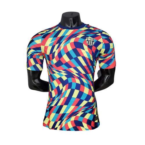 Camisa Barcelona Treino 21/22 - Colorida - Masculino Jogador