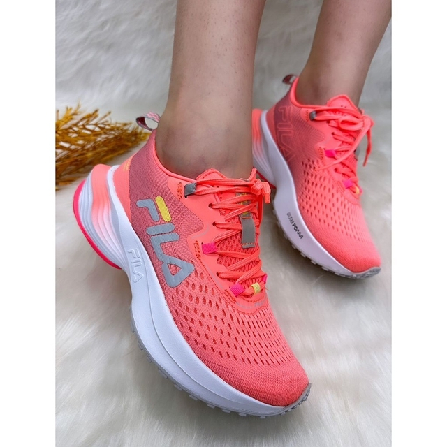 Tenis fila feminino vermelho on sale