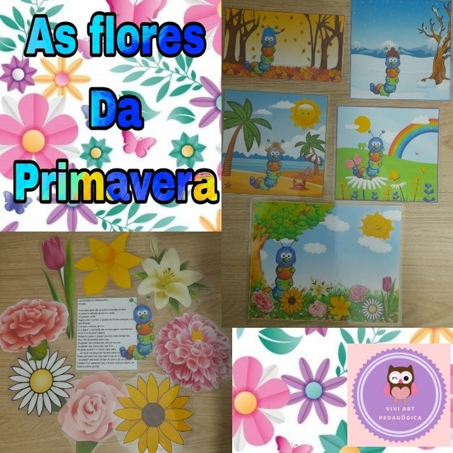 As Flores Da Primavera Pdf Vivi Art Pedag Gica