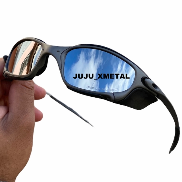 Óculos De Sol Juliet Carbon Lente Azul Ice Thug