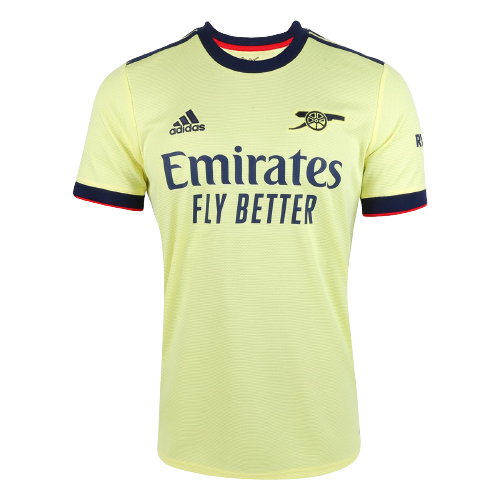 Camisa Arsenal Away 21 22 Masculina Adidas Torcedor Amarela