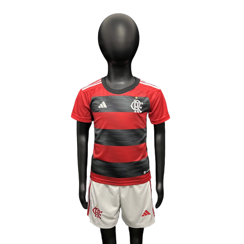 Kit Infantil Camisa e Short Flamengo 2023/2024 I Adidas