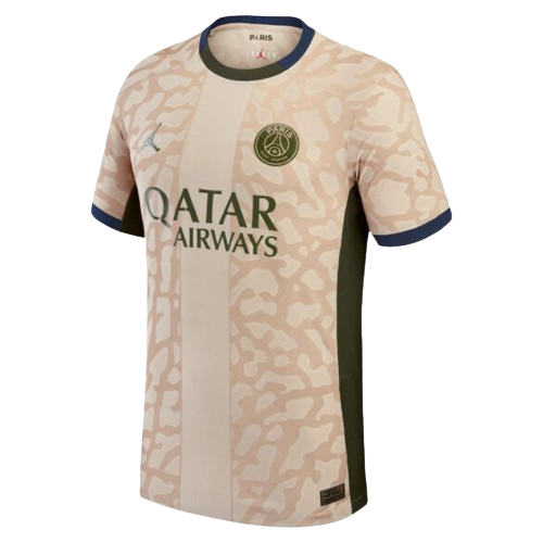 Camisa Paris Saint Germain PSG 2023 24 IV Rosa e Bege Nike