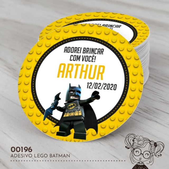 Convites Batman Lego