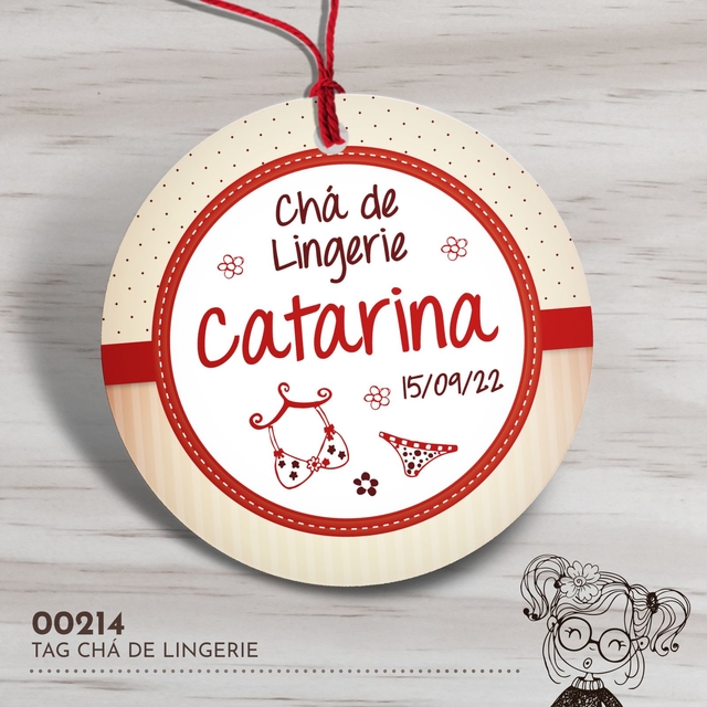 Tag Cha de lingerie Varios Tamanhos