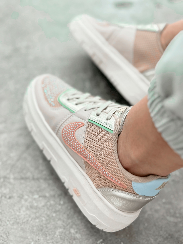 Nike thea sales blanche strass