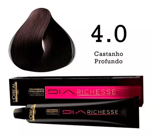 Tonalizante L'Oreal Paris Richesse 4.0 Castanho Cobertura Profunda