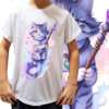 Camiseta unissex infantil Gato varinha