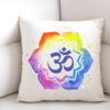 Capa de almofada - Mandala Om Arco Iris - Desenhista Cintia Fernandes