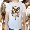Camiseta masculina/unissex Filtro dos sonhos Águia voando