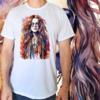Camiseta masculina/unissex Mulher Hippie