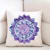 Capa de almofada - Mandala lilás