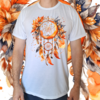 Camiseta masculina/unissex Filtro dos sonhos laranja
