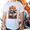 Camiseta masculina/unissex Buda musical