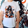 Camiseta masculina/unissex Shiva tocando