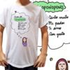 Camiseta unissex infantil Hooponopono menininha - Desenhista Camila Rolfhs