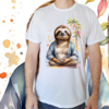 Camiseta masculina/unissex Bicho preguiça