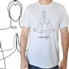 Camiseta masculina/unissex Namastê