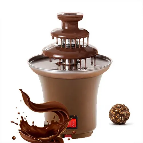 Cascata Chocolate Fonte Fondue Elétrica Torre 3 Andares