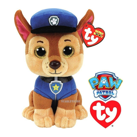 Peluches Ty Paw Patrol 14cm Chase 11109 Compranet