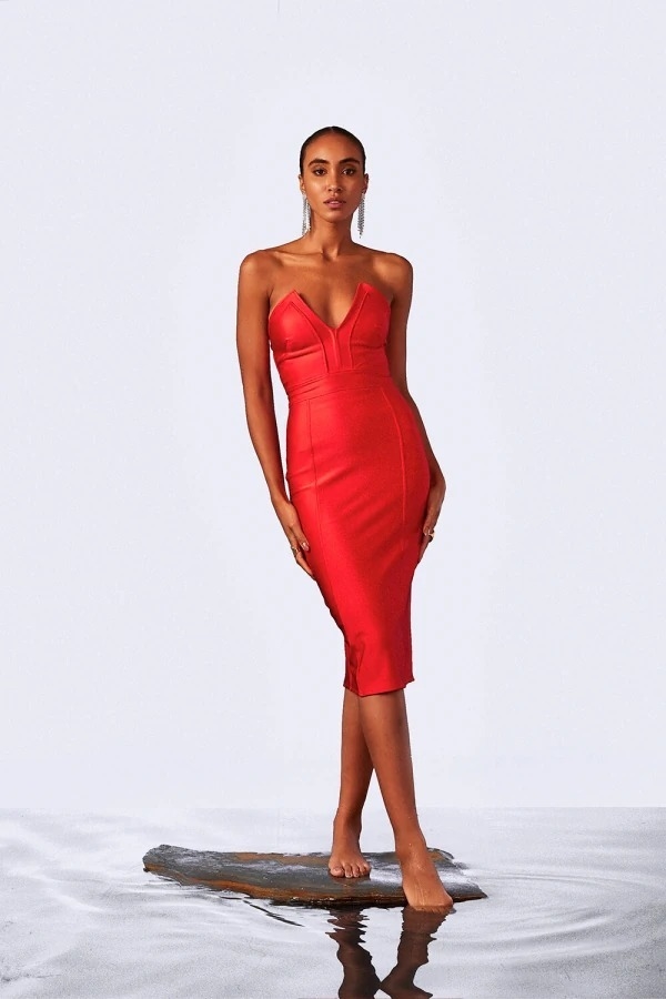 Vestido Sculpt Strapless - Zen - Bon Ton Le Boutique