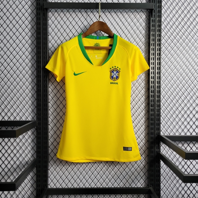 CAMISA BRASIL I 2018 FEMININA