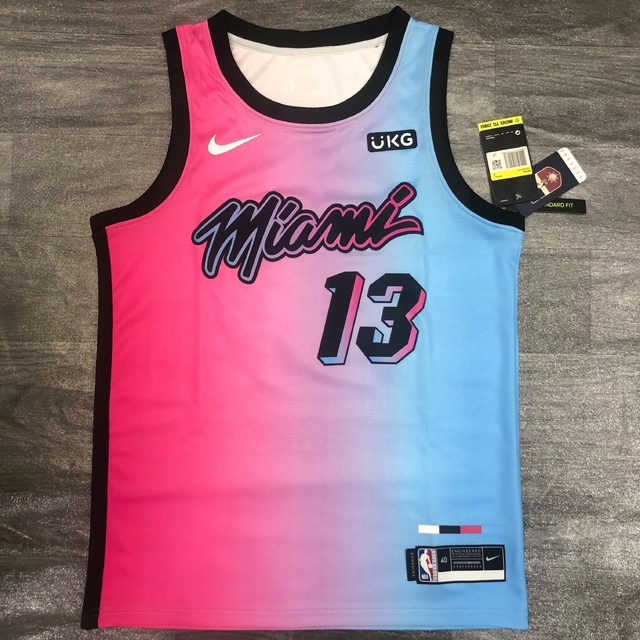 Regata NBA Miami Heat City Edition Rosa Nike