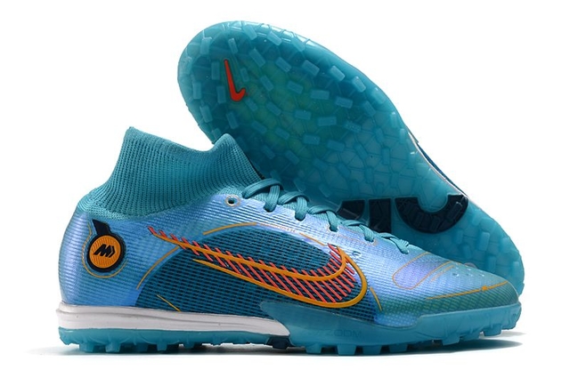 Nike Air Zoom Mercurial Superfly 8 Elite Society Azul Claro
