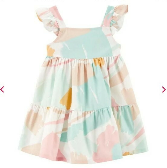 Vestido Carters Tons Claros Menina