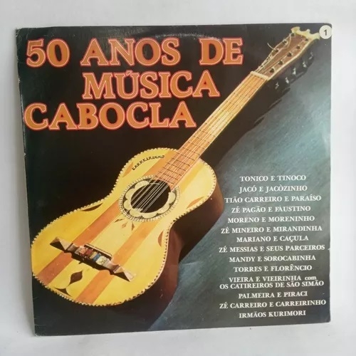 Lp 50 Anos De Música Cabocla - Vários Artistas