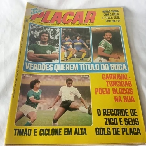 7 Revistas Placar Sócrates Corinthians Reprodução – Vestiário Futebol