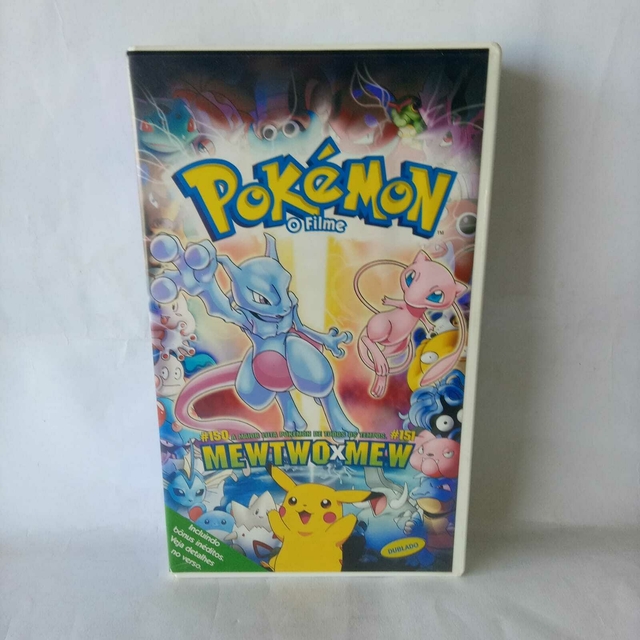 Pokémon O Filme Mewtwo X Mew Vhs Original Dublado