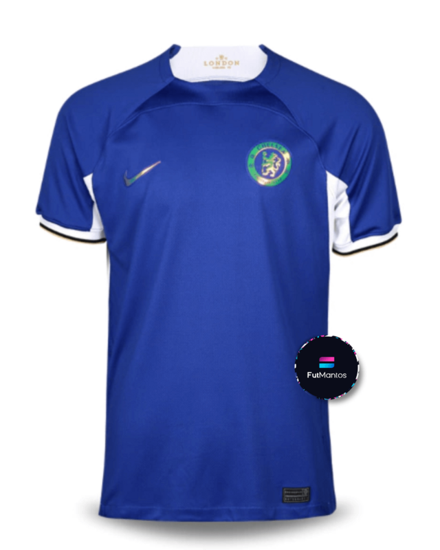 Camisa Chelsea Home Refletiva 23/24 - Torcedor Nike Masculino - Azul