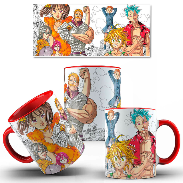 Caneca meliodas - nanatsu no taizai