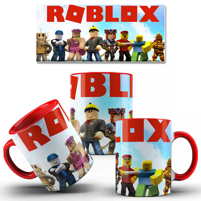 Caneca Jogo Roblox Personagens - Infinity Geek Store