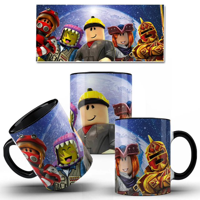 Caneca Jogo Roblox Personagens No Espaço