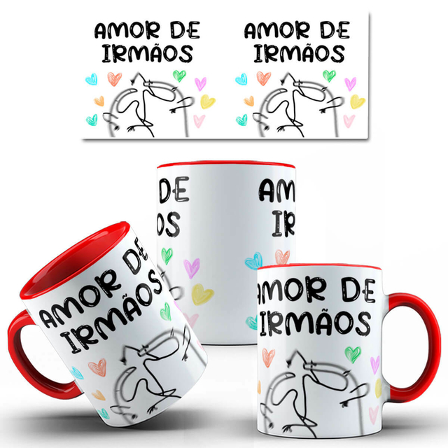 CANECA FLORK MEME (AMOR DE IRMÃOS)