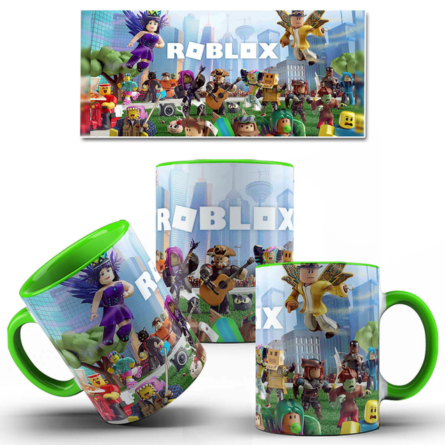 Caneca Jogo Roblox Personagens - Infinity Geek Store