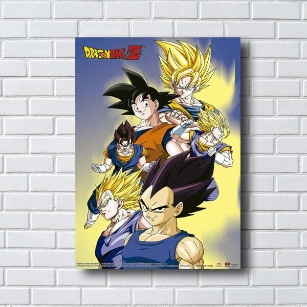 Quadro Decorativo Desenho Anime Dragon Ball Z Goku