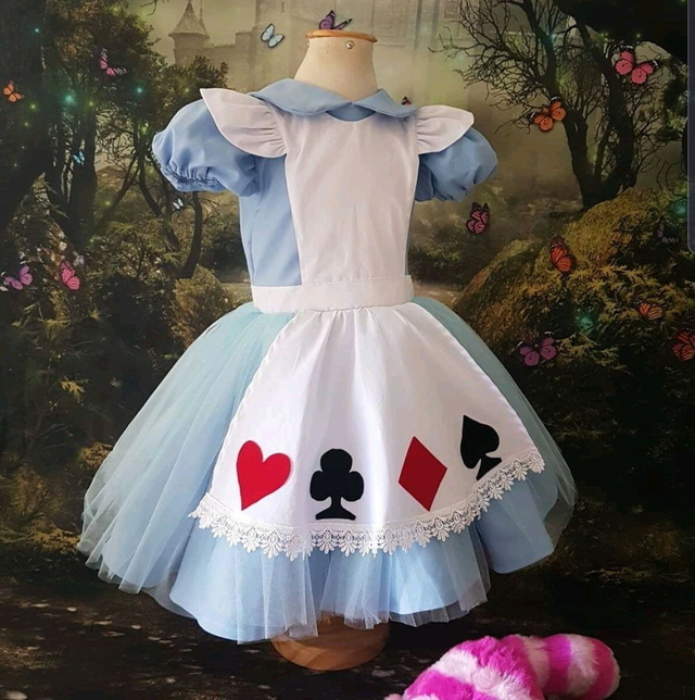 Vestido Alice No Pa s das Maravilhas