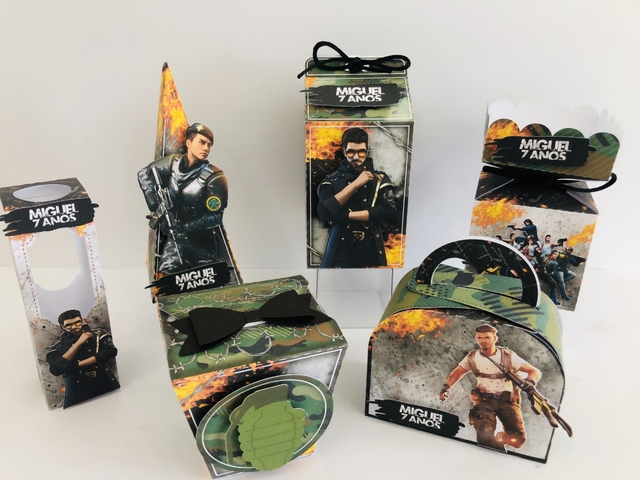 Kit 30 Itens Festa Personalizada Lembrança Free Fire