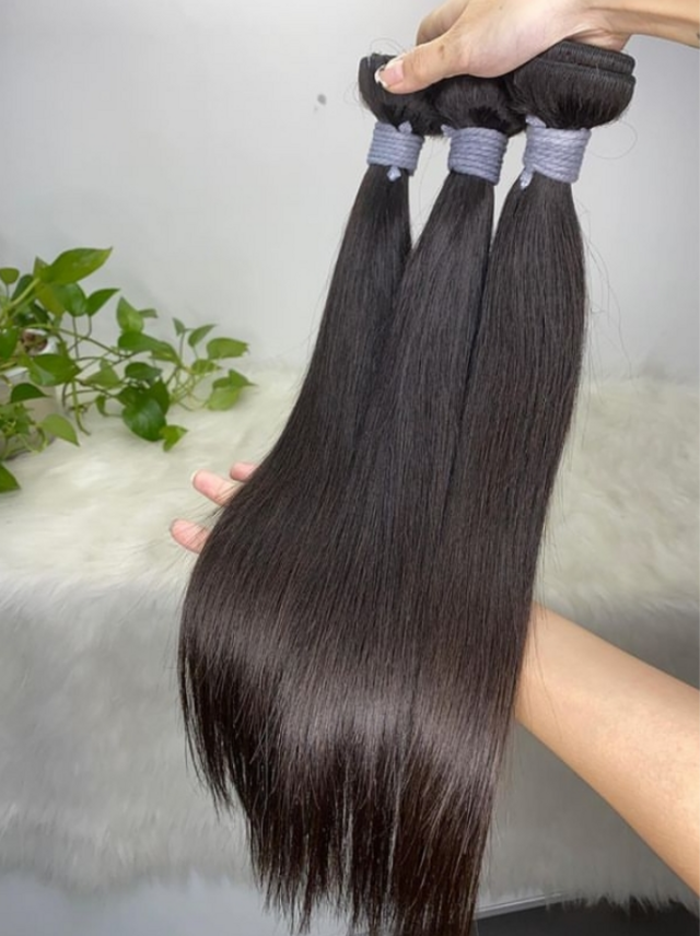 Cabelo Humano Liso 60cm 200 gramas - Mary Hair Perucas