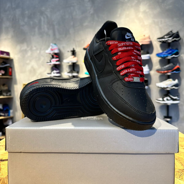 Air force preto e vermelho online