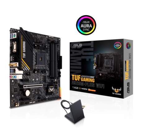 MOTHERBOARD ASUS (AM4) TUF GAMING A520M-PLUS WIFI