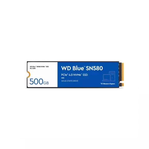 DISCO SSD WD 500GB BLUE SN580 NVME GEN3 4000MB/S