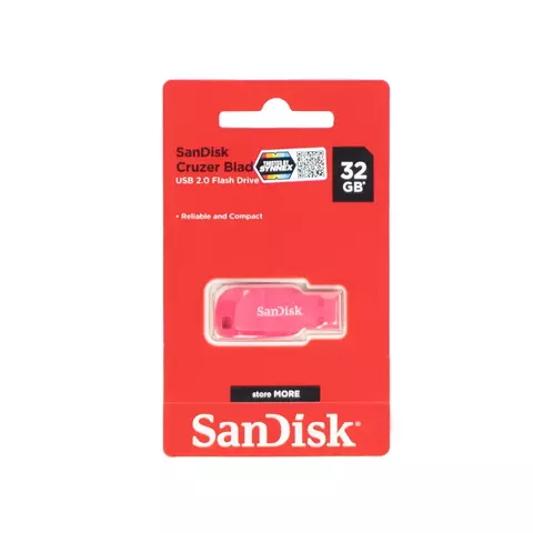 PEN DRIVE SANDISK CRUZER BLADE 32GB USB 2.0 TIPO A ROSA
