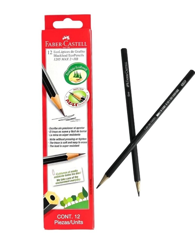 Lápices de grafito Bic Hb2 4 piezas + 1 bolígrafo