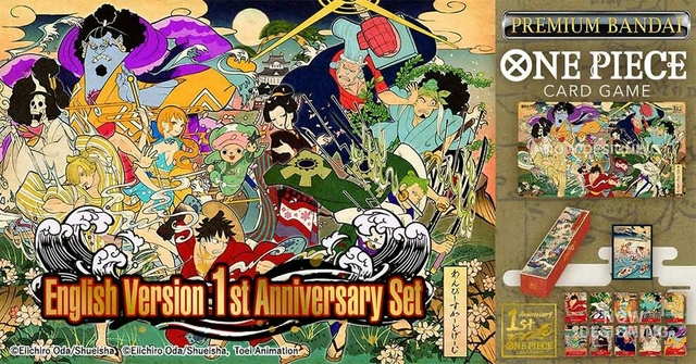 PREMIUM BANDAI ONE PIECE CARD GAME English Version 1st Anniversary