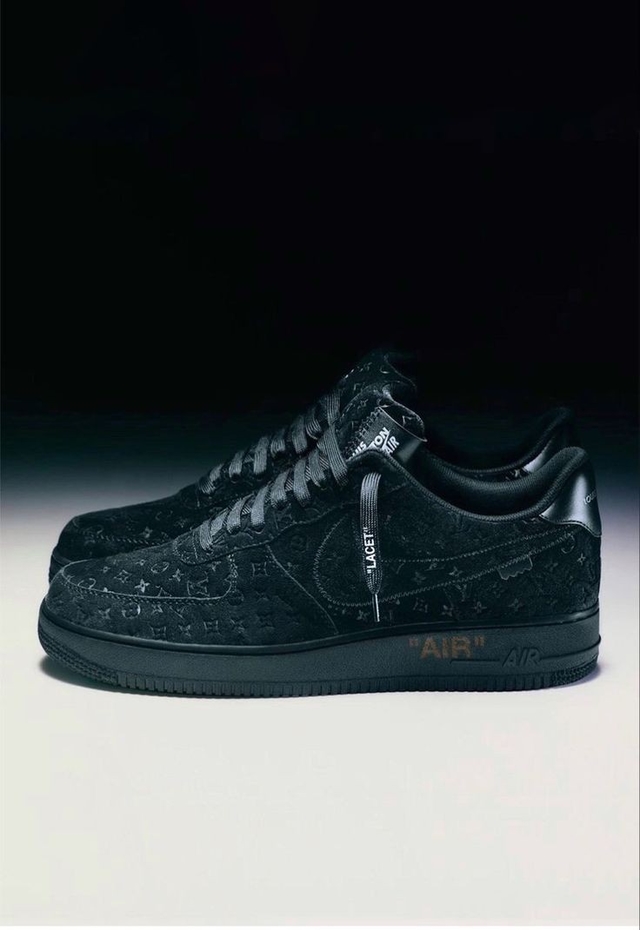 Air Force 1 X Louis Vuitton Black Kingdom Style